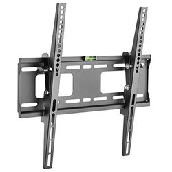 RICOO TV muurbeugel TV kantelbaar plat slim voor 32-55 inch, universele tv-beugel N2344, televisiebeugel voor muur, muurbeugel tv 55 inch tot 50 kg met max. VESA 400x400 mm