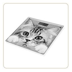 LITTLE BALANCE 8335, elektronische personenweegschaal, design "The Cat", 180 kg / 100 g
