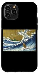 Cute Funny Kids Surfing A Great Wave Baby Quokka Lover Coque pour iPhone 11 Pro