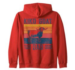 Migliori Capra Papà Uomini - Vintage Kiko Goat Felpa con Cappuccio