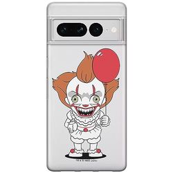ERT GROUP mobiltelefonfodral för Google PIXEL 7 PRO originalt och officiellt licensierat Horror mönster It 006 optimalt anpassad till formen på mobiltelefonen, gedeeltelijk transparant