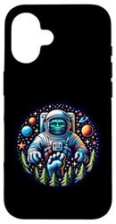 Divertente sasquatch alieno e Bigfoot extra terrestre Custodia per iPhone 16