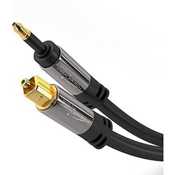 KabelDirekt - Mini TOSLINK kabel - 7,5 m - (optische TOSLINK > Mini TOSLINK) - PRO Series