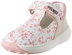 Primigi Garçon Fille Baby Float Chaussure de Gymnastique, Bianco-Corallo, 25 EU