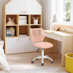 FurnitureR Chaise de Bureau réglable en Hauteur - Ergonomique et colorée - avec Dossier et accoudoirs - 5 Roues - pour Enfants de 3 à 10 Ans - Charge maximale : 100 kg