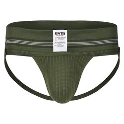 GYM, Sospensorio classico a fascia larga da uomo da 7,6 cm, Esercito, Medium