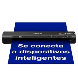Epson WorkForce ES-60 W, scanner portátil sem fios com WiFi, carregamento USB, conectividade via Wi-Fi ou USB