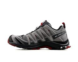 Salomon XA Pro 3D Zapatillas de Trail Running para Hombre, Estabilidad, Agarre, Protección duradera, Monument, 43 1/3