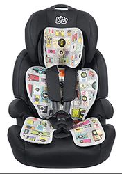 Bibo BIBOFRESH - Funda de Verano de Doble Cara, antisudor y Transpirable para Asientos de Coche y cochecitos. Material Fresco y práctico Fabricado en Italia. Papel Textil y algodón
