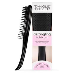 Tangle Teezer Escova Ultimate Detangler - Escova desenredante para cabelo seco e molhado - adequado para todos os tipos de cabelo - palhetas de altura dupla para menos quebra e sem nós - preto alcaçuz