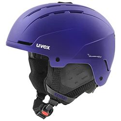 uvex Stance Casque de Ski Adulte Unisexe, Purple bash Matt, 51-55 cm