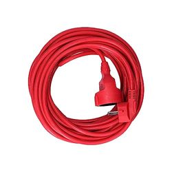 Flexibele verlengkabel 3 x 1,5 mm 10 m rood