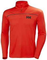 Helly Hansen Homme Hydropower Sweat Demi Zip, XL, Rouge