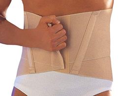 SCUDOTEX Corset Elastique Lombo Sacrée Dinamic Cross en Cotton Hâteur 27 cm Couleur Natural Taille 2