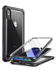 i-Blason Cover iPhone XS / iPhone X, Custodia Rigida a 360 gradi Protezione per Schermo Integrata [Serie Ares] Rugged Case Compatibile con iPhone Xs/iPhone X, Nero