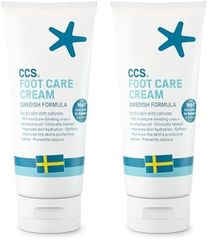 CCS Professional Foot Care Cream 175 ml - Moisturise and Protect Dry and Callused Feet, Contains 10% Urea and Eucalyptus Oil, Clinically Tested, Suitable for Diabetics (Pack of 2)