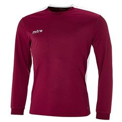 Mitre Charge Maillot de Football Mixte Adulte, Marron/Blanc, FR : S (Taille Fabricant : S)