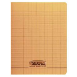 Clairefontaine 18128 C 17 x 22 cm a righe Staple Bound Notebook con 48 fogli, colore: arancione