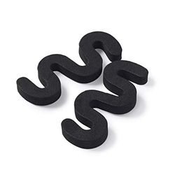 Manicare Toe Separators, Black Foam, Soft And Comfortable, Sponge Pedicure Toe Dividers, Finger Spacers, Perfect For Applying Nail Polish, Painting, Nail Art, Gel Nails, Toenails, Twin Pack