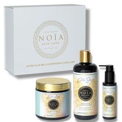 NOÏA HAIR - Luxury Hair Care Routine Set - DETOX Collection - Shampoo + Mask + Serum (Black Seed Oil & Mud)