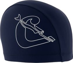 CRESSI Tago badmössa spandex, vuxen badmössa i spandex, blå/vit, en storlek