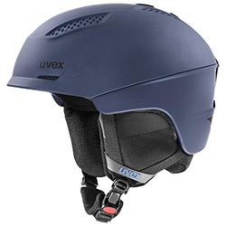 uvex Ultra, Casco de esquí Robusto Unisex, Ajuste de Talla individualizado, ventilación optimizada, Ink/Black, 51-55 cm