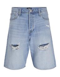 Jack & Jones Jjialex Jjoriginal Shorts Sq 073, Denim Blauw, XS