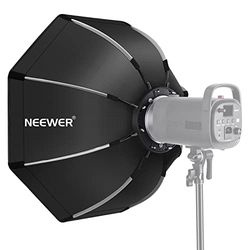NEEWER 65cm Softbox ottagonale a sgancio rapido, con supporto Bowens, borsa per il trasporto compatibile con NEEWER CB60 CB100 CB150 Vision 4 S101-300W/400W e luci per montaggio Bowens-SF-RPBO26