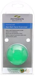 HOMECRAFT Gel Ball Hand Excerciser, Conditionin and Strenghtening for Weak Hands, Arthritis, Post Hand Surgery, Easy Squeeze. Medium Resistance, Green