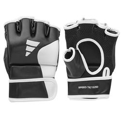 adidas MMA Speed Tilt G250 - Guantes de Boxeo (Talla M), Color Negro y Blanco