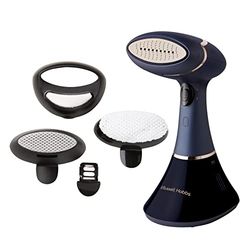Russell Hobbs Handstomer Kledingstomer [Multifunctioneel, Antibacterieel] Steam Genie Aroma (1800W, 32g/min stoom, reistrijkijzer, 4 accessoires: geurverspreider, gordijnen, kleding) - 28041-56