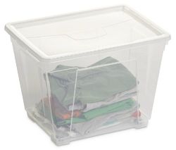 DEA Home Easy Box M-H-Art. Opbergdoos, voor thuis 362-DEA Home, 40x30x28, transparant, wit