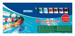 Stylex 28650 Acuarelas Batista, Multicolor, 23 x 11 x 2 cm
