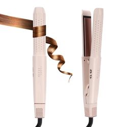 AraSyleon Fer à Lisser & Boucleur 2-en-1 avec Kaltluft – Lisseur Professionnel à Plaques Céramique, Ionique, 4 Niveaux de Température (180°C-230°C), Lisseur et Boucleur pour Cheveux