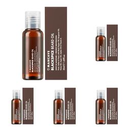 ManCave Blackspice Beard Oil - 50ml, Softening Blend of Argan, Bergamot & Hemp Oils, 99% Natural, Encourages Beard Growth & Density, Vegan Friendly