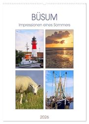 Büsum - Impressionen eines Sommers (Wandkalender 2026 DIN A2 hoch), CALVENDO Monatskalender: Fotografien eines Sommers aus Büsum an der Nordsee.