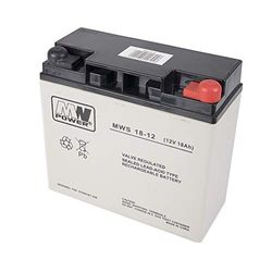 PNI ACC1812 Bateria de gel MW 18-12S 12 V / 18 Ah, cinzento/preto