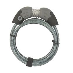 Yale Standard Protection Kabelslot - YCC1/10/185/1 - Lichtgewicht Fietsslot met Verlichting en Cijfercode - Kabellengte 1.800 mm