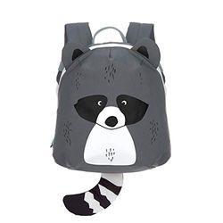 LÄSSIG Petit sac à dos pour enfants pour la crèche Sac à dos avec sangle de poitrine, 20 x 9.5 x 24 cm, 3,5 L/Tiny Backpack Raccoon