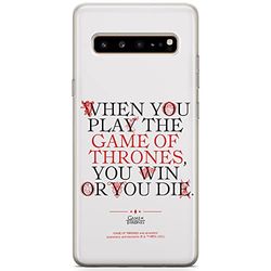 ERT GROUP Custodia per Samsung S10 5G Originale e Ufficiale Game od Thrones Motivo Trono di Spade 009 perfettamente adattata alla forma del telefono cellulare Custodia in TPU