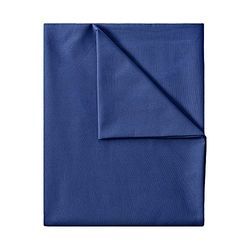 Klassiska lakan | påslakan | lakan | linne | bomullstyg | handduk 100% bomull utan elastiskt band från GREEN MARK Textilien® i många storlekar och färger, storlek: 180 x 275 cm, marinblå