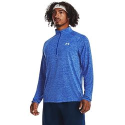 Under Armour UA Tech 2.0 1/2 rits, blauw, XS