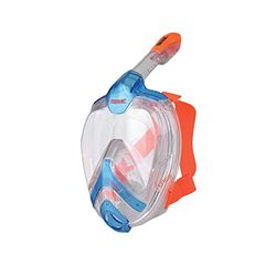 Seac Unica + Tas, Snorkelvolgelaatsmasker 180° GoPro Compatibel Snorkelmasker- Panoramisch Volgelaatsmasker met anti-condensatie en anti-lek snorkelontwerp, Volwassenen