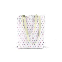 Bonamaison, Bolso De Mano Impreso, Bolso de la Compra Reutilizable, Bolso De Compras, Lavable a Máquina, Ecológico, Plegable, Bolso de Tela de Lona con Asas, 34X40 Cm - Diseñado y Fabricado en Turquía