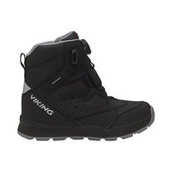 Viking Es​p​o​ Hi​g​h​ 2 WP BOA Wa​r​m​, Botas de Nieve, Unisex niños, Black, 41 EU