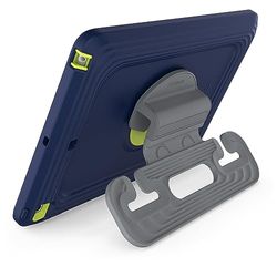 OtterBox Grip Kids Case for iPad (8th/7th gen), Shockproof, Drop proof, Slim Protective Case for Kids, Tested to Military Standard, Blue