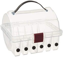 Plano 108700 Boîte de bas de ligne, bobine, taille unique, Transparent/Noir