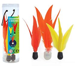 Schildkröt JAZZMINTON BIRDIES (volants de remplacement), lot de 3 pièces: 1 lent/1 rapide/1 LED pour le jeu de nuit, 970156