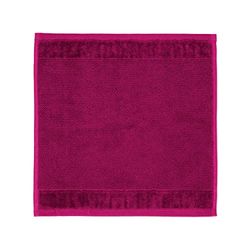möve Bamboo Luxe zeepdoekje 30 x 30 cm van 60% katoen / 40% viscose van bamboecellulose, berry
