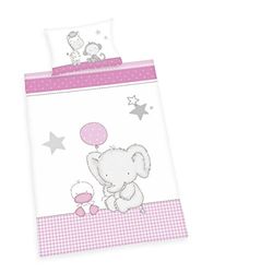 Herding 2485202063 Dekbed Olifant Ledikant: 100X135/40X60 cm
